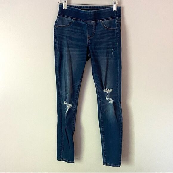 Old Navy Denim - Old Navy rockstar Mid rise distressed size 2P